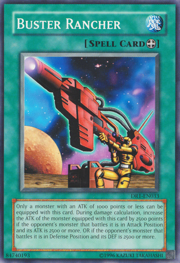 Buster Rancher [DR1-EN033] Common | Jomio and Rueliete's Cards and Comics