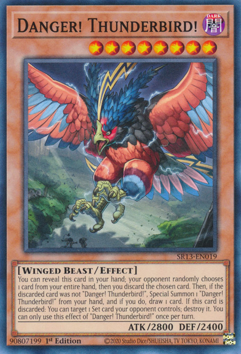 Danger! Thunderbird! [SR13-EN019] Common | Jomio and Rueliete's Cards and Comics