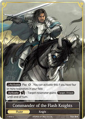 Commander of the Flash Knights // Commander of the Flash Knights (J) (1-003/J) [The Dawn of Valhalla] | Jomio and Rueliete's Cards and Comics