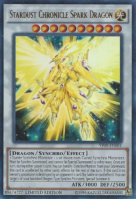 Stardust Chronicle Spark Dragon [YF09-EN001] Ultra Rare | Jomio and Rueliete's Cards and Comics
