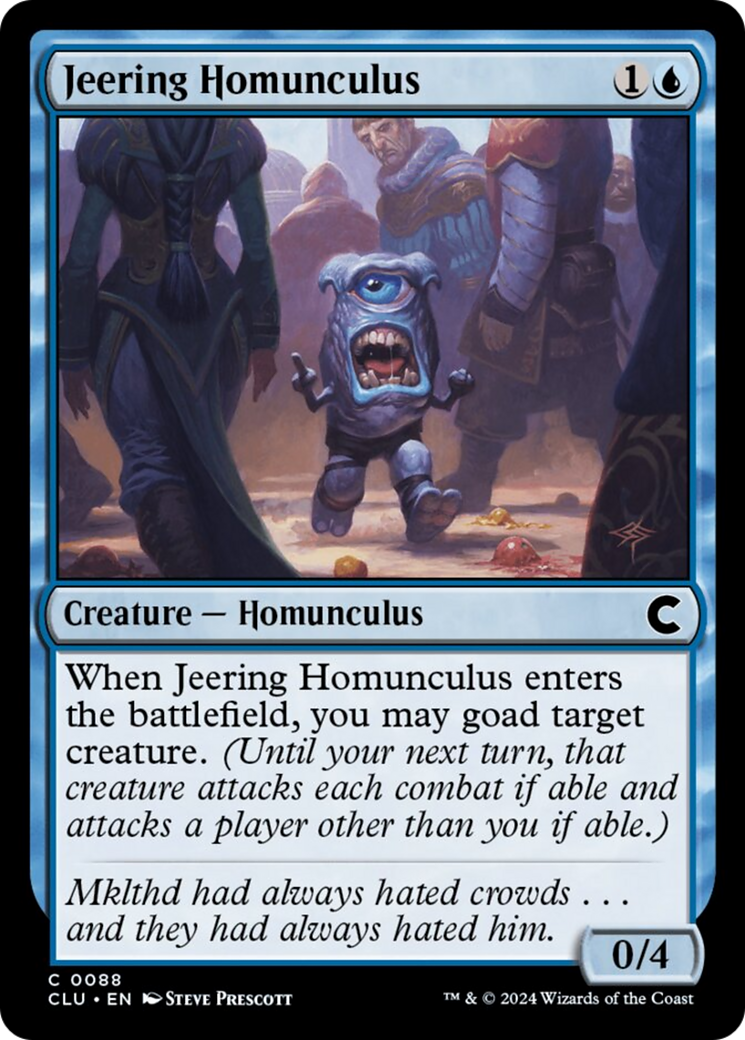 Jeering Homunculus [Ravnica: Clue Edition] | Jomio and Rueliete's Cards and Comics