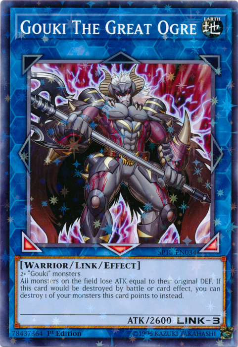 Gouki The Great Ogre (Starfoil) [SP18-EN034] Starfoil Rare | Jomio and Rueliete's Cards and Comics