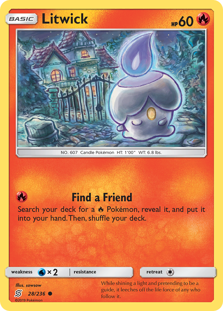Litwick (28/236) [Sun & Moon: Unified Minds] | Jomio and Rueliete's Cards and Comics