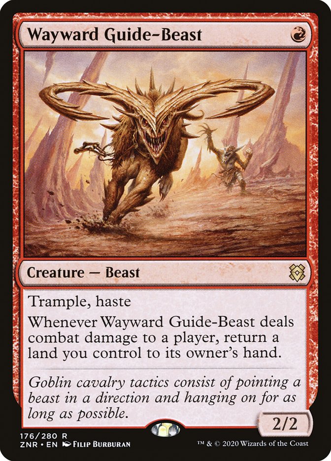 Wayward Guide-Beast [Zendikar Rising] | Jomio and Rueliete's Cards and Comics
