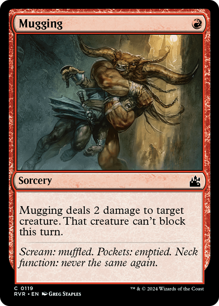 Mugging [Ravnica Remastered] | Jomio and Rueliete's Cards and Comics