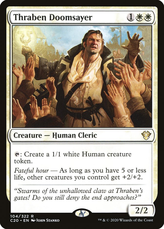 Thraben Doomsayer [Commander 2020] | Jomio and Rueliete's Cards and Comics