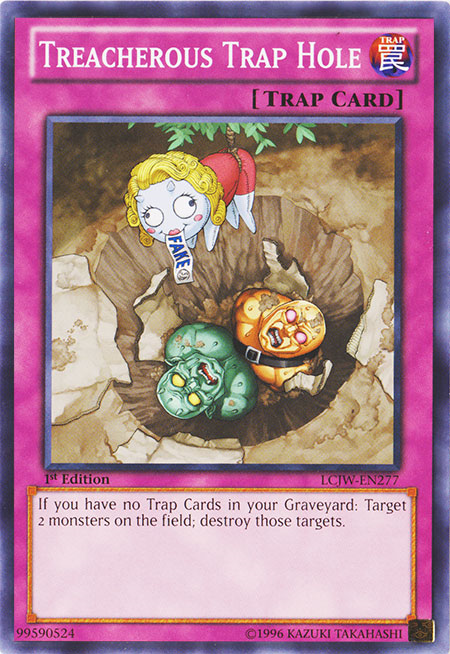 Treacherous Trap Hole [LCJW-EN277] Common | Jomio and Rueliete's Cards and Comics