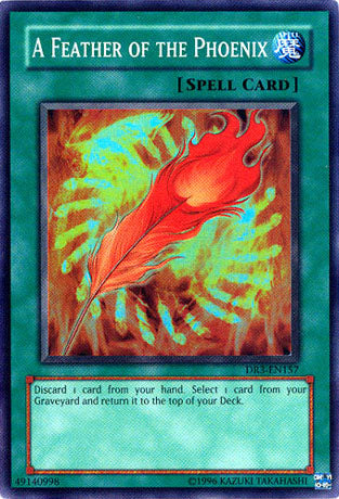 A Feather of the Phoenix [DR3-EN157] Super Rare | Jomio and Rueliete's Cards and Comics