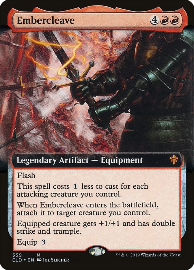 Embercleave (Extended Art) [Throne of Eldraine] | Jomio and Rueliete's Cards and Comics