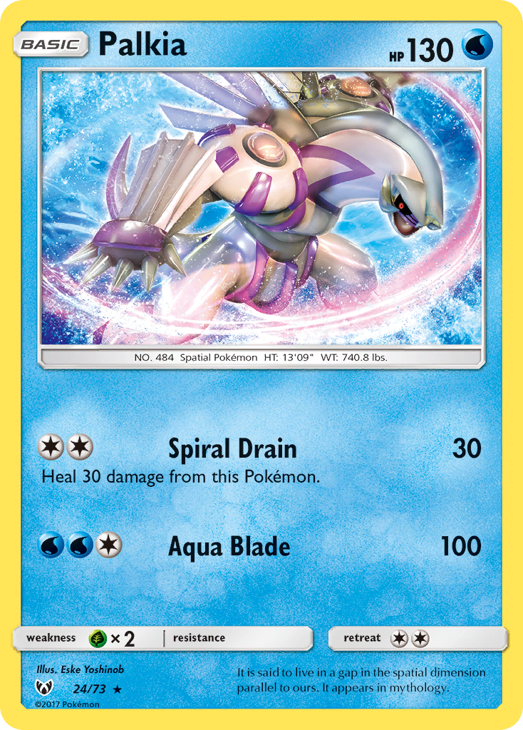 Palkia (24/73) [Sun & Moon: Shining Legends] | Jomio and Rueliete's Cards and Comics