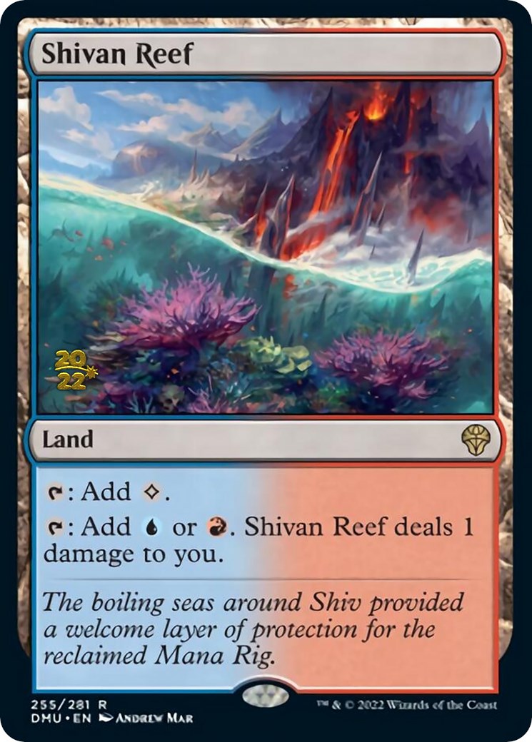 Shivan Reef [Dominaria United Prerelease Promos] | Jomio and Rueliete's Cards and Comics