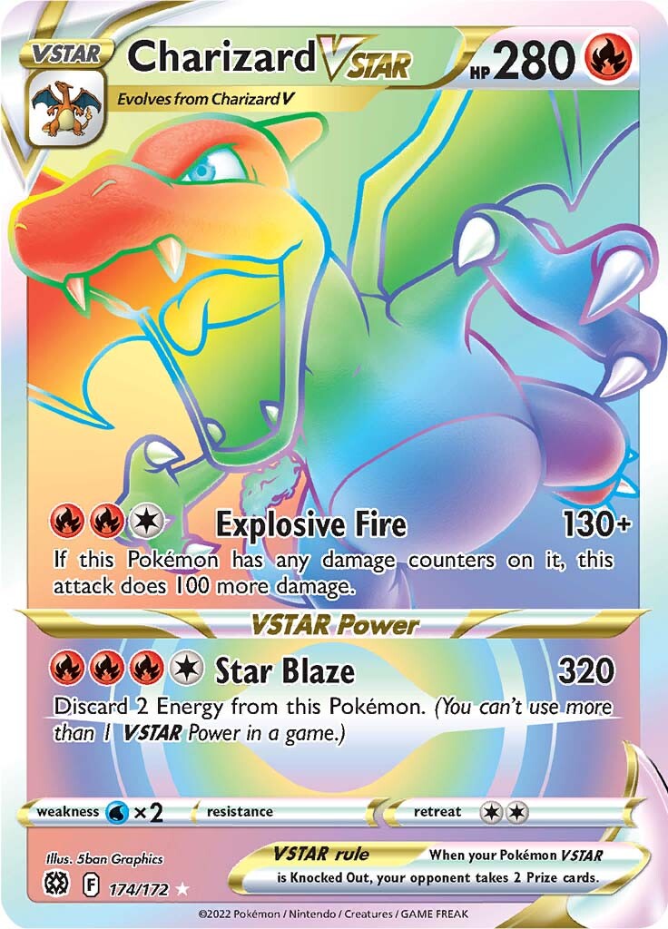 Charizard VSTAR (174/172) [Sword & Shield: Brilliant Stars] | Jomio and Rueliete's Cards and Comics