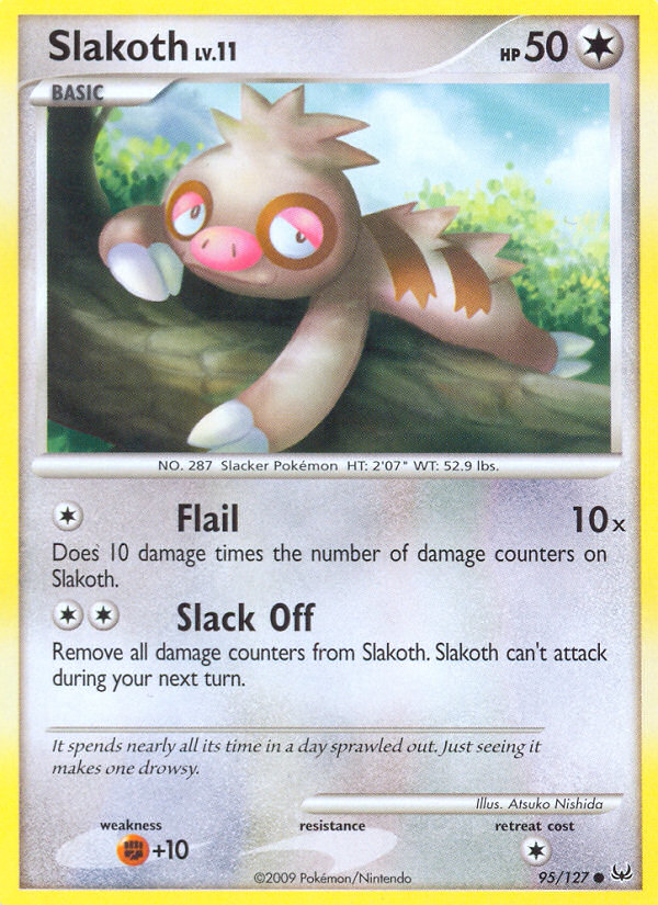 Slakoth (95/127) [Platinum: Base Set] | Jomio and Rueliete's Cards and Comics