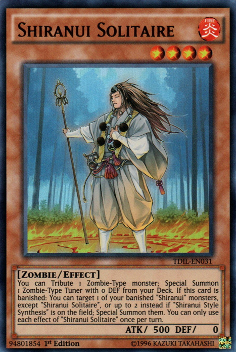 Shiranui Solitaire [TDIL-EN031] Ultra Rare | Jomio and Rueliete's Cards and Comics