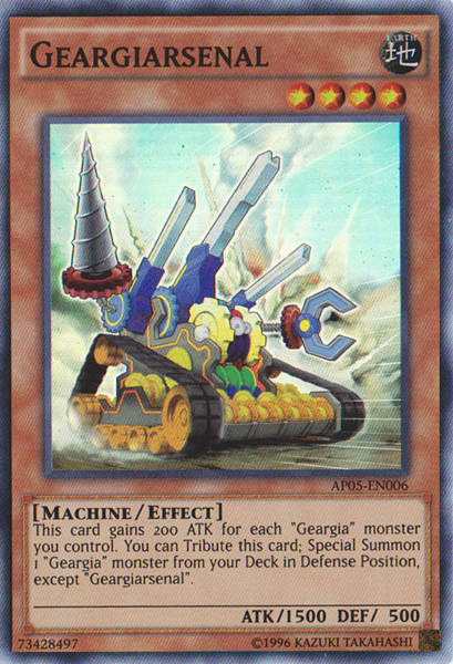 Geargiarsenal [AP05-EN006] Super Rare | Jomio and Rueliete's Cards and Comics