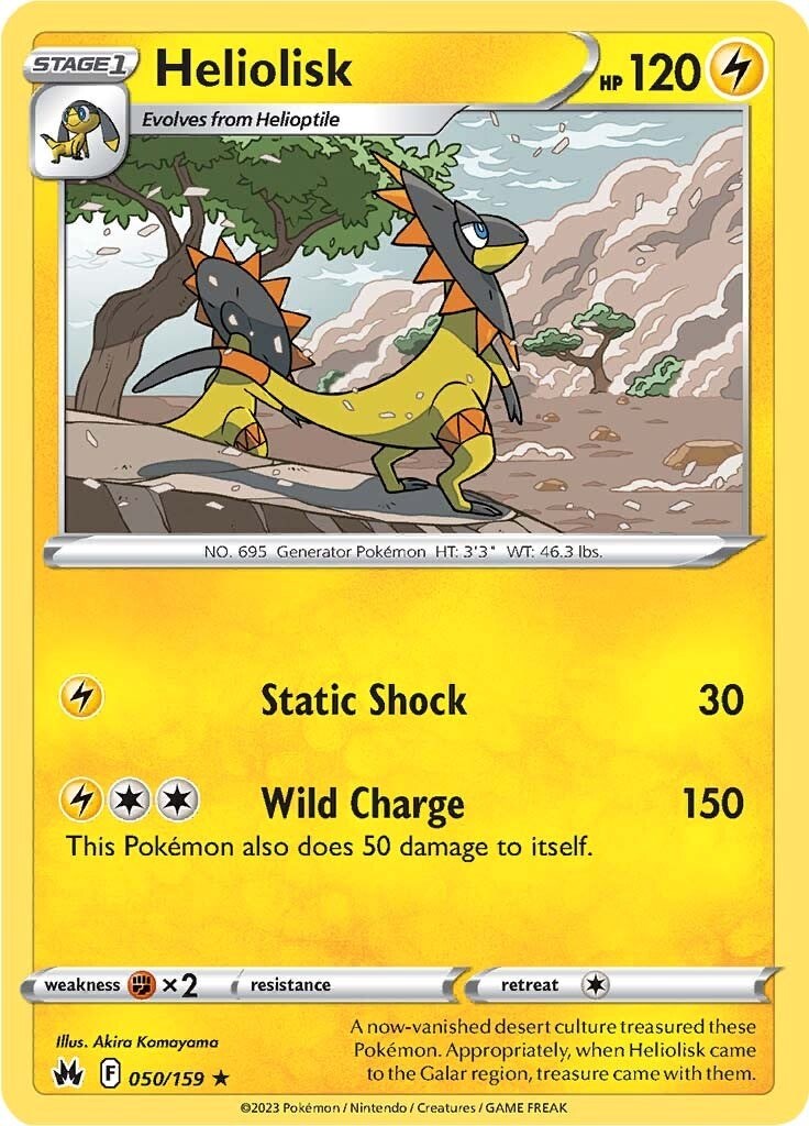 Heliolisk (050/159) [Sword & Shield: Crown Zenith] | Jomio and Rueliete's Cards and Comics
