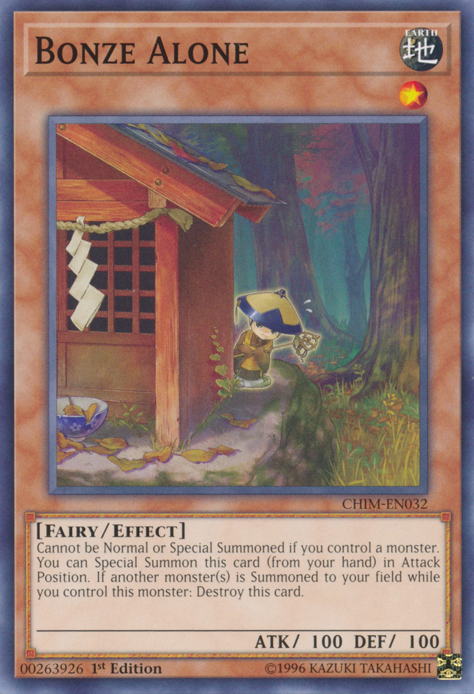 Bonze Alone [CHIM-EN032] Common | Jomio and Rueliete's Cards and Comics