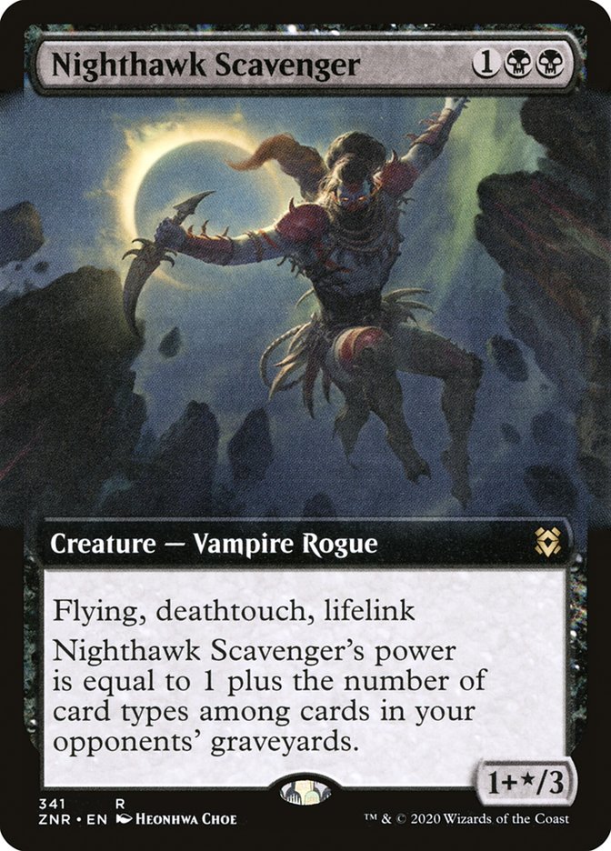 Nighthawk Scavenger (Extended Art) [Zendikar Rising] | Jomio and Rueliete's Cards and Comics