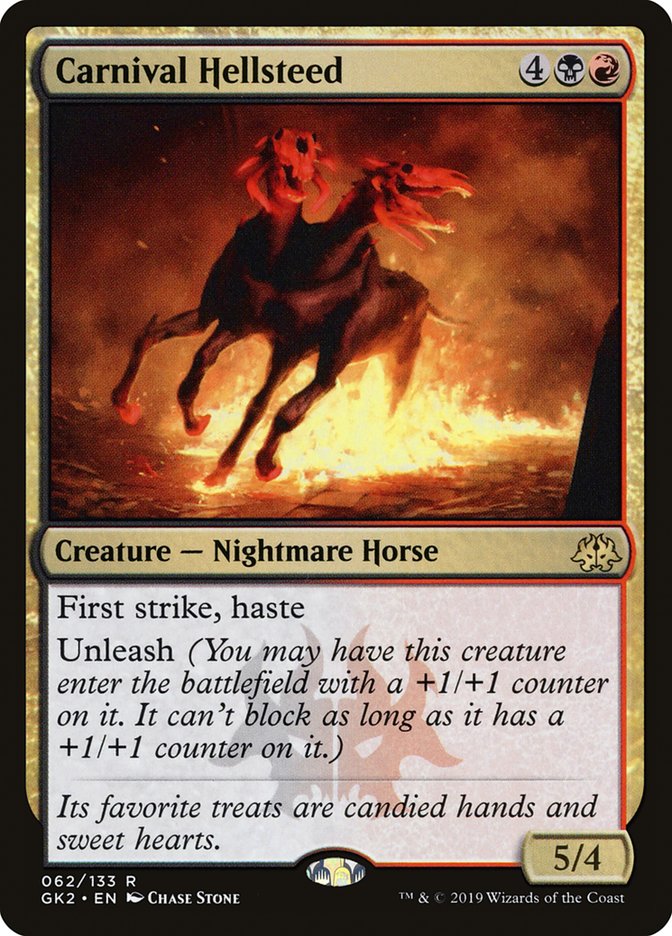 Carnival Hellsteed [Ravnica Allegiance Guild Kit] | Jomio and Rueliete's Cards and Comics