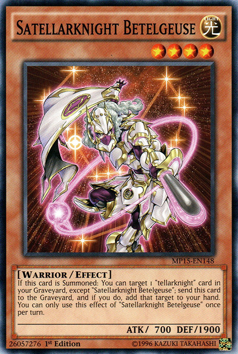 Satellarknight Betelgeuse [MP15-EN148] Common | Jomio and Rueliete's Cards and Comics