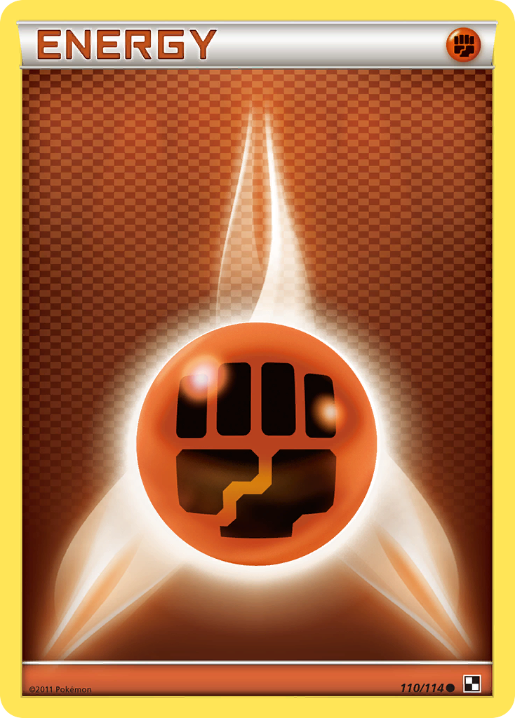 Fighting Energy (110/114) [Black & White: Base Set] | Jomio and Rueliete's Cards and Comics