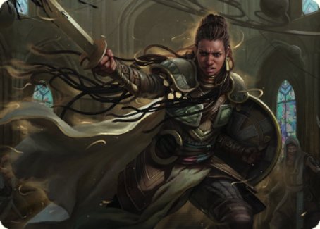 Shanna, Purifying Blade Art Card 1 [Dominaria United Art Series] | Jomio and Rueliete's Cards and Comics