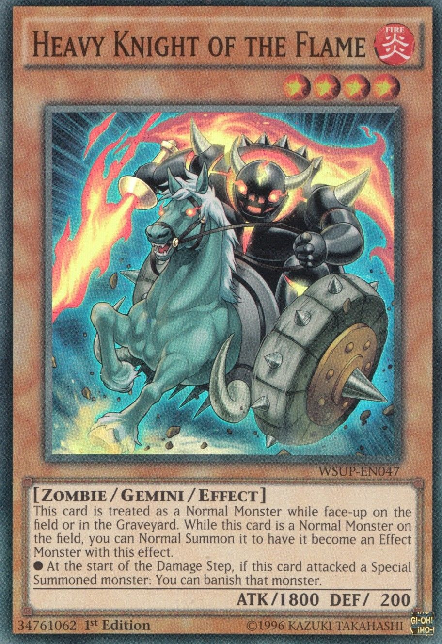 Heavy Knight of the Flame [WSUP-EN047] Super Rare | Jomio and Rueliete's Cards and Comics