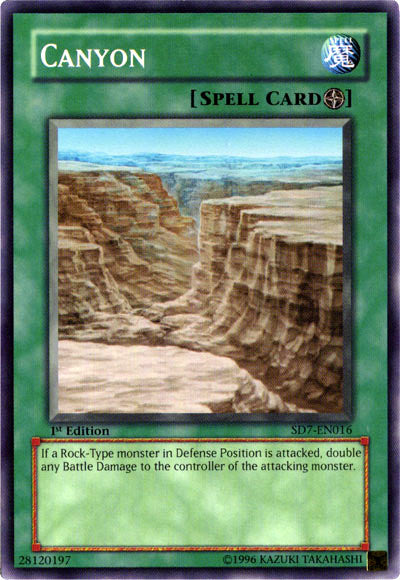 Canyon [SD7-EN016] Common | Jomio and Rueliete's Cards and Comics