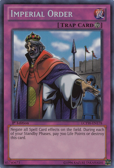Imperial Order [LCYW-EN178] Secret Rare | Jomio and Rueliete's Cards and Comics