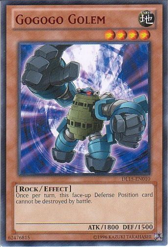 Gogogo Golem (Red) [DL15-EN010] Rare | Jomio and Rueliete's Cards and Comics