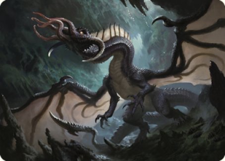 Brainstealer Dragon Art Card [Commander Legends: Battle for Baldur's Gate Art Series] | Jomio and Rueliete's Cards and Comics
