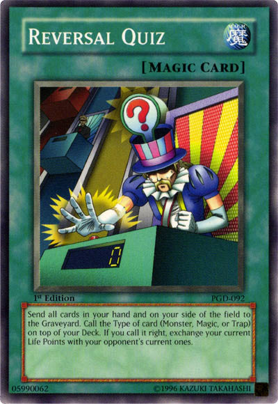Reversal Quiz [PGD-092] Common | Jomio and Rueliete's Cards and Comics