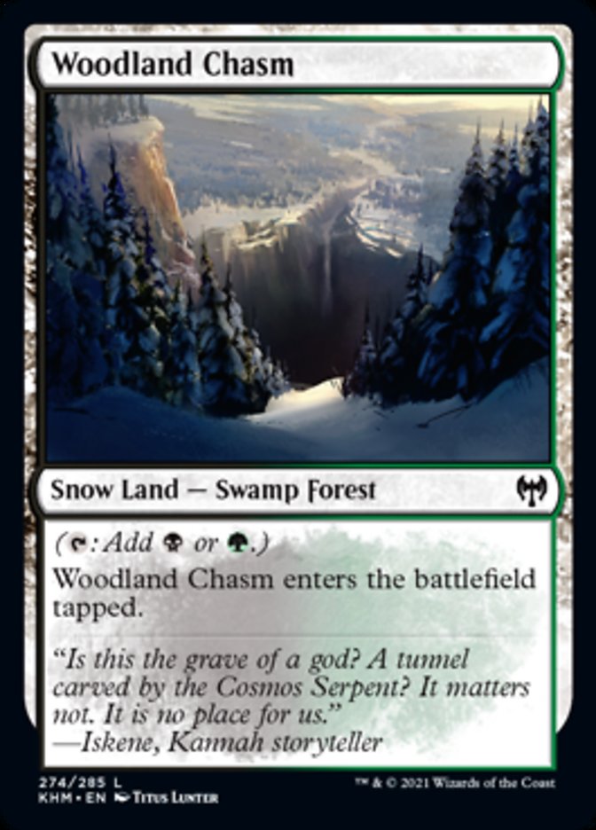 Woodland Chasm [Kaldheim] | Jomio and Rueliete's Cards and Comics