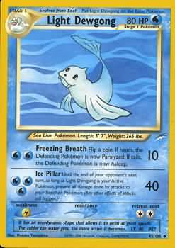 Light Dewgong (45/105) [Neo Destiny Unlimited] | Jomio and Rueliete's Cards and Comics