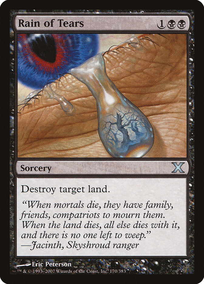 Rain of Tears [Tenth Edition] | Jomio and Rueliete's Cards and Comics
