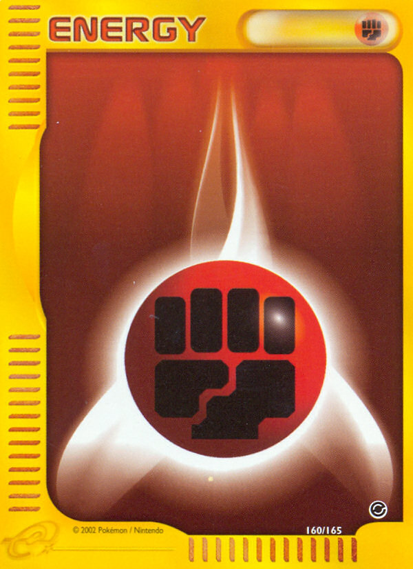 Fighting Energy (160/165) [Expedition: Base Set] | Jomio and Rueliete's Cards and Comics