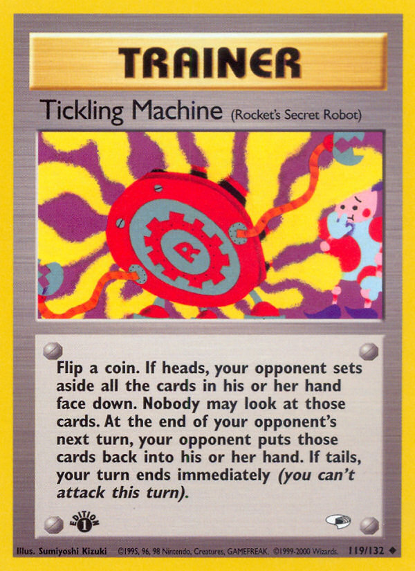 Tickling Machine (119/132) [Gym Heroes 1st Edition] | Jomio and Rueliete's Cards and Comics