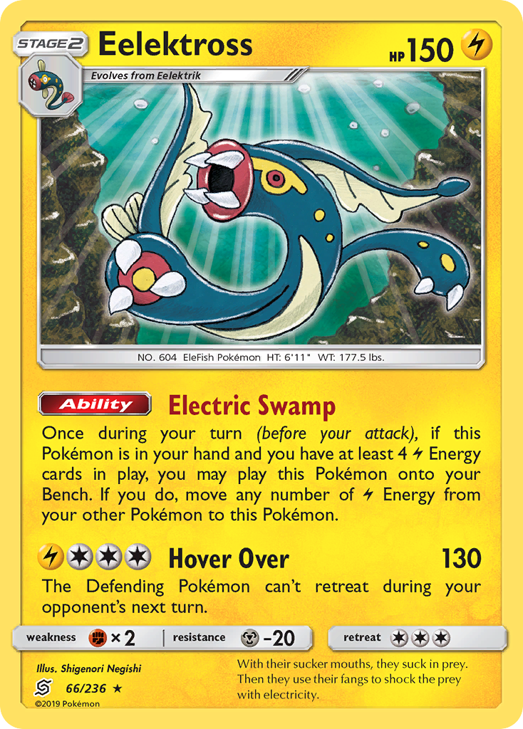 Eelektross (66/236) [Sun & Moon: Unified Minds] | Jomio and Rueliete's Cards and Comics
