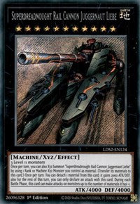 Superdreadnought Rail Cannon Juggernaut Liebe [LDS2-EN124] Secret Rare | Jomio and Rueliete's Cards and Comics