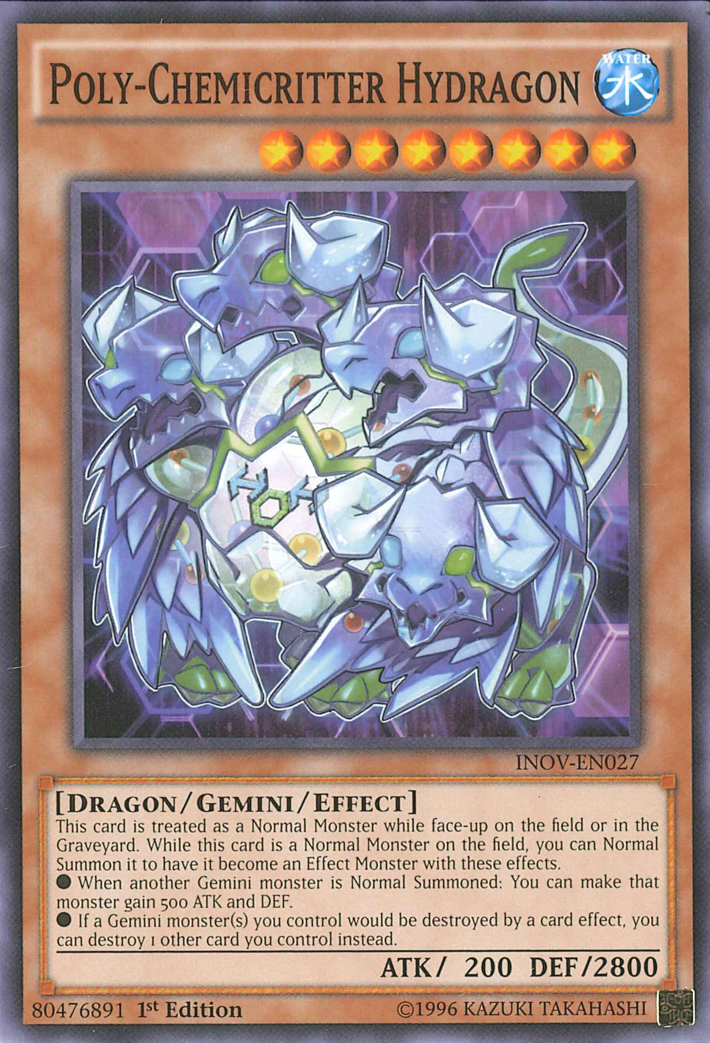 Poly-Chemicritter Hydragon [INOV-EN027] Common | Jomio and Rueliete's Cards and Comics