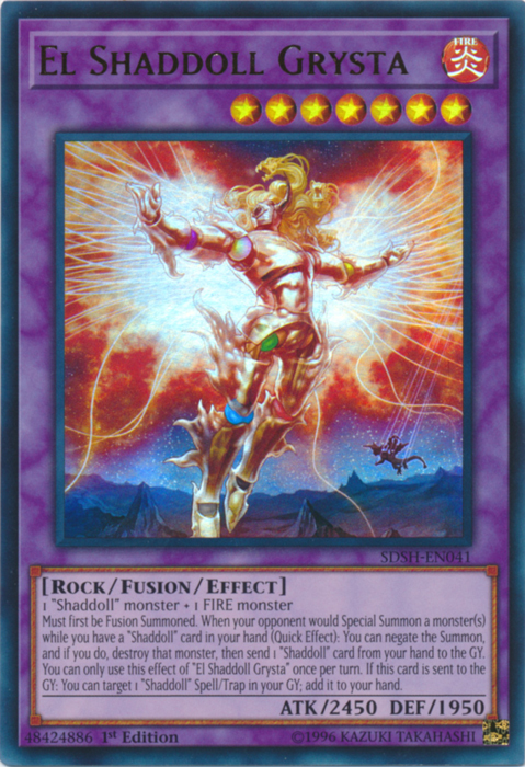 El Shaddoll Grysta [SDSH-EN041] Ultra Rare | Jomio and Rueliete's Cards and Comics
