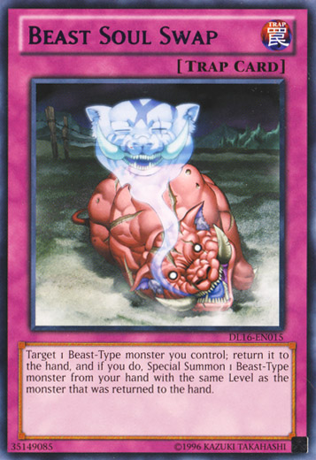 Beast Soul Swap (Purple) [DL16-EN015] Rare | Jomio and Rueliete's Cards and Comics