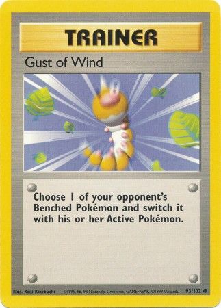 Gust of Wind (93/102) [Base Set Unlimited] | Jomio and Rueliete's Cards and Comics
