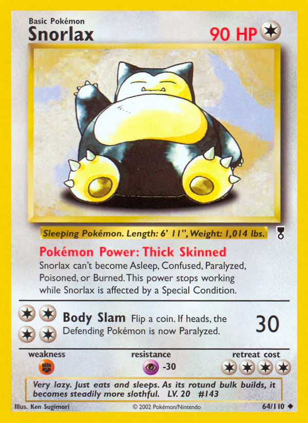 Snorlax (64/110) [Legendary Collection] | Jomio and Rueliete's Cards and Comics