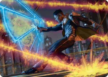 Wingshield Agent Art Card [Streets of New Capenna Art Series] | Jomio and Rueliete's Cards and Comics