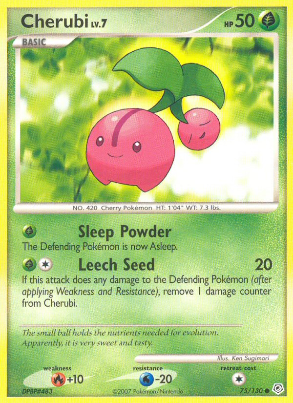 Cherubi (75/130) [Diamond & Pearl: Base Set] | Jomio and Rueliete's Cards and Comics