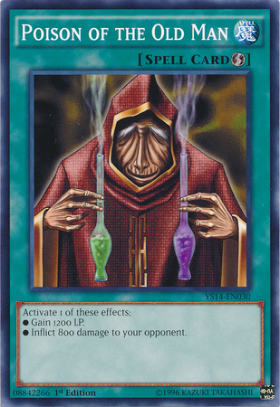 Poison of the Old Man [YS14-EN030] Common | Jomio and Rueliete's Cards and Comics