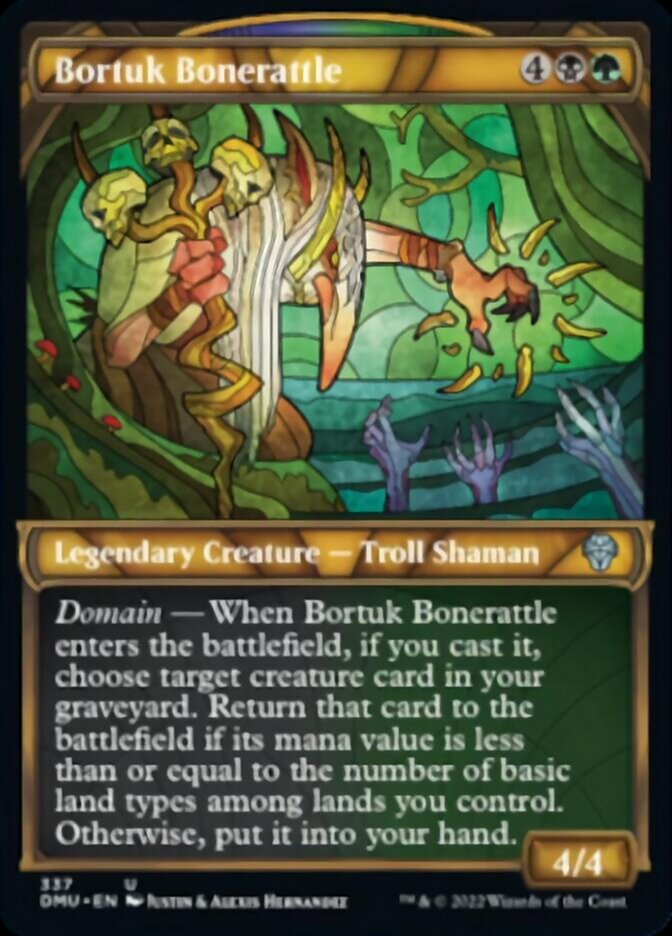 Bortuk Bonerattle (Showcase Textured) [Dominaria United] | Jomio and Rueliete's Cards and Comics