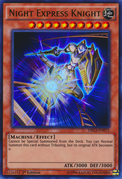 Night Express Knight [DRL3-EN072] Ultra Rare | Jomio and Rueliete's Cards and Comics