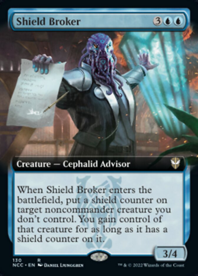 Shield Broker (Extended Art) [Streets of New Capenna Commander] | Jomio and Rueliete's Cards and Comics